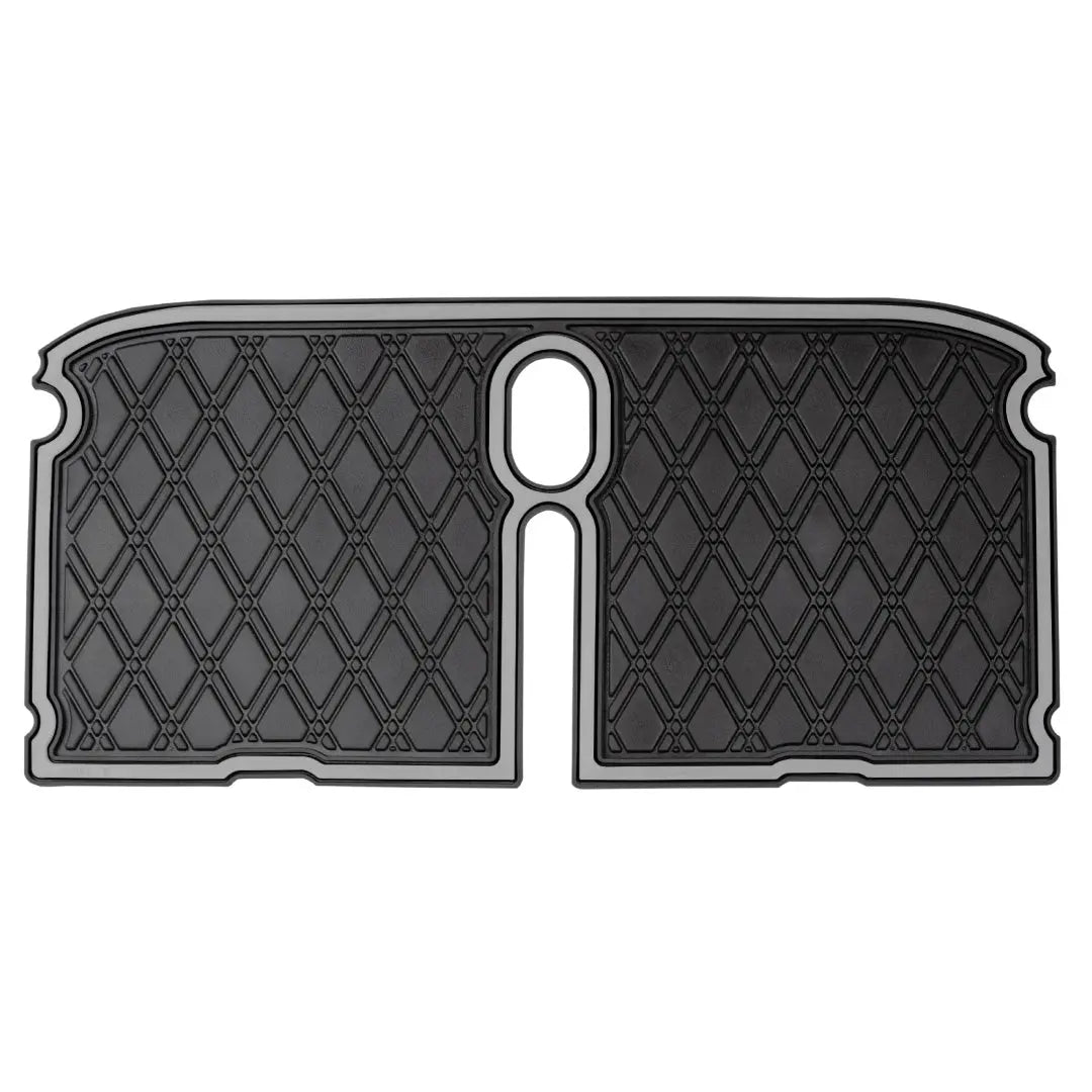 Grey trim- The Xtreme Mats PRO Series Bag Well Mat for RXV golf carts. #trim-color_grey-trim