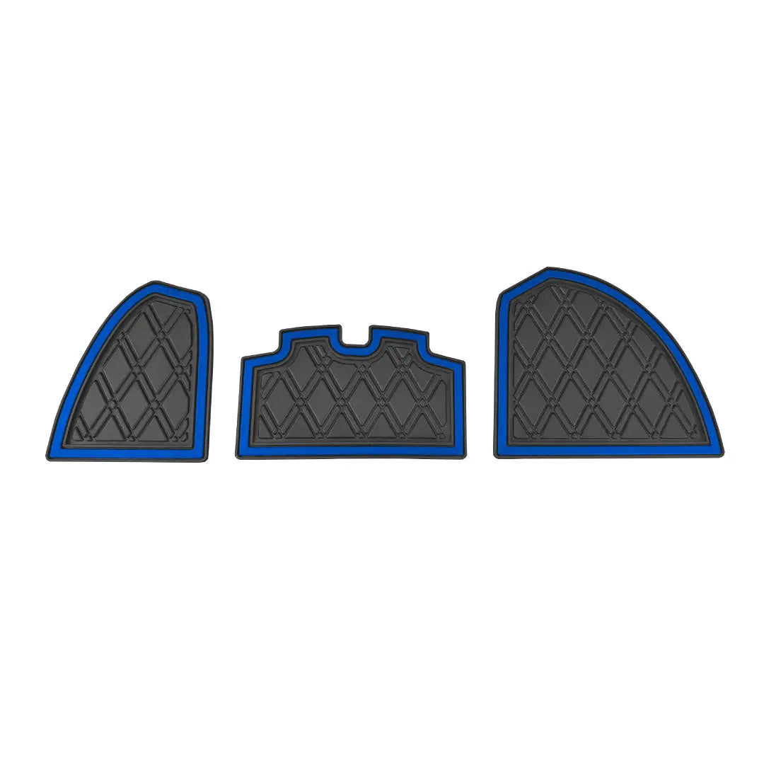 Blue trim- Club Car PRO Series Dash Mat - Fits Club Car Precedent (2004-2023), Onward/Tempo (2017-2024)