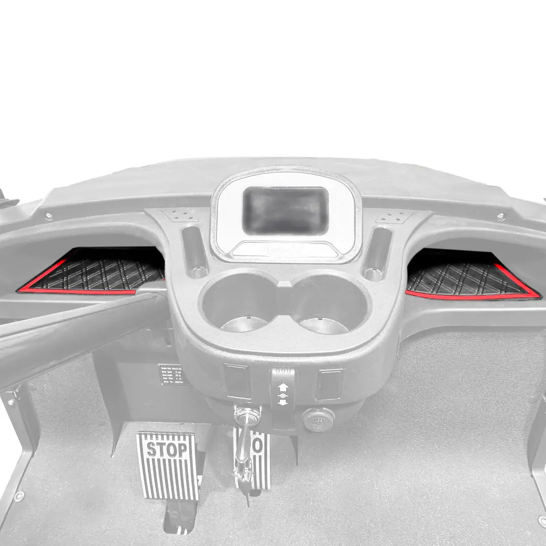 Red trim- ICON Compatible PRO Series Dash Mat - Fits ICON and Advanced EV #trim-color_red-trim