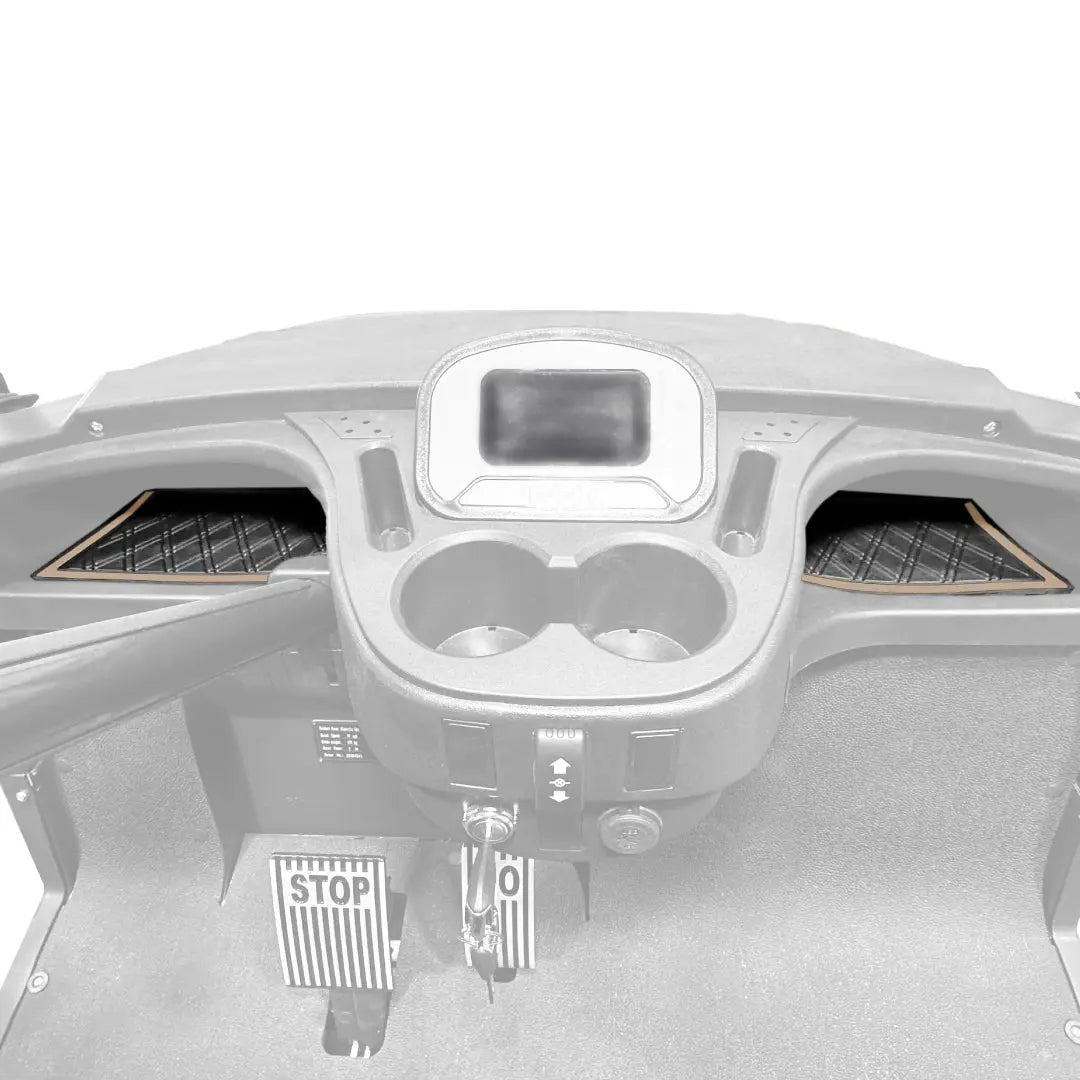 Beige trim- ICON Compatible PRO Series Dash Mat - Fits ICON and Advanced EV