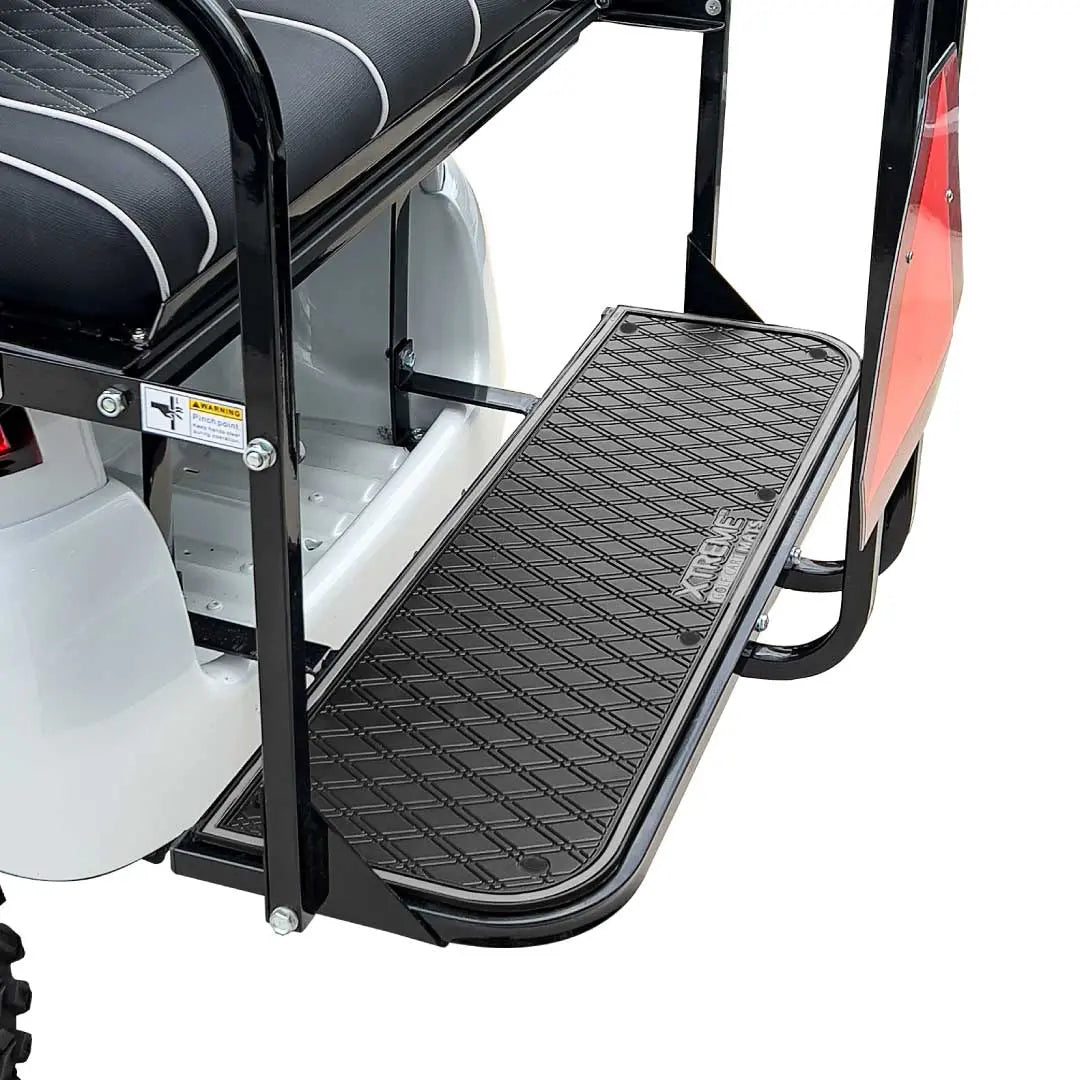 grey trim PRO Series Rear Facing Foot Rest Mat - Fits GTW Mach 1 / MADJAX / RHOX Genesis 150 / MODZ Flip4 Rear Seat Kits #trim-color_grey-trim