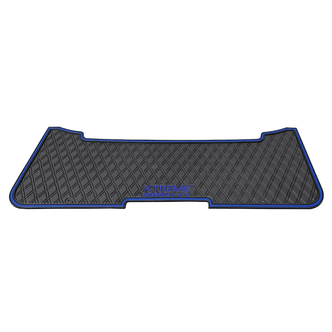 Blue Trim E-Z-GO RXV & TXT - Rear Facing Foot Rest Mat - Fits Select E-Z-GO RXV and TXT Rear Seat Kits - PRO Series