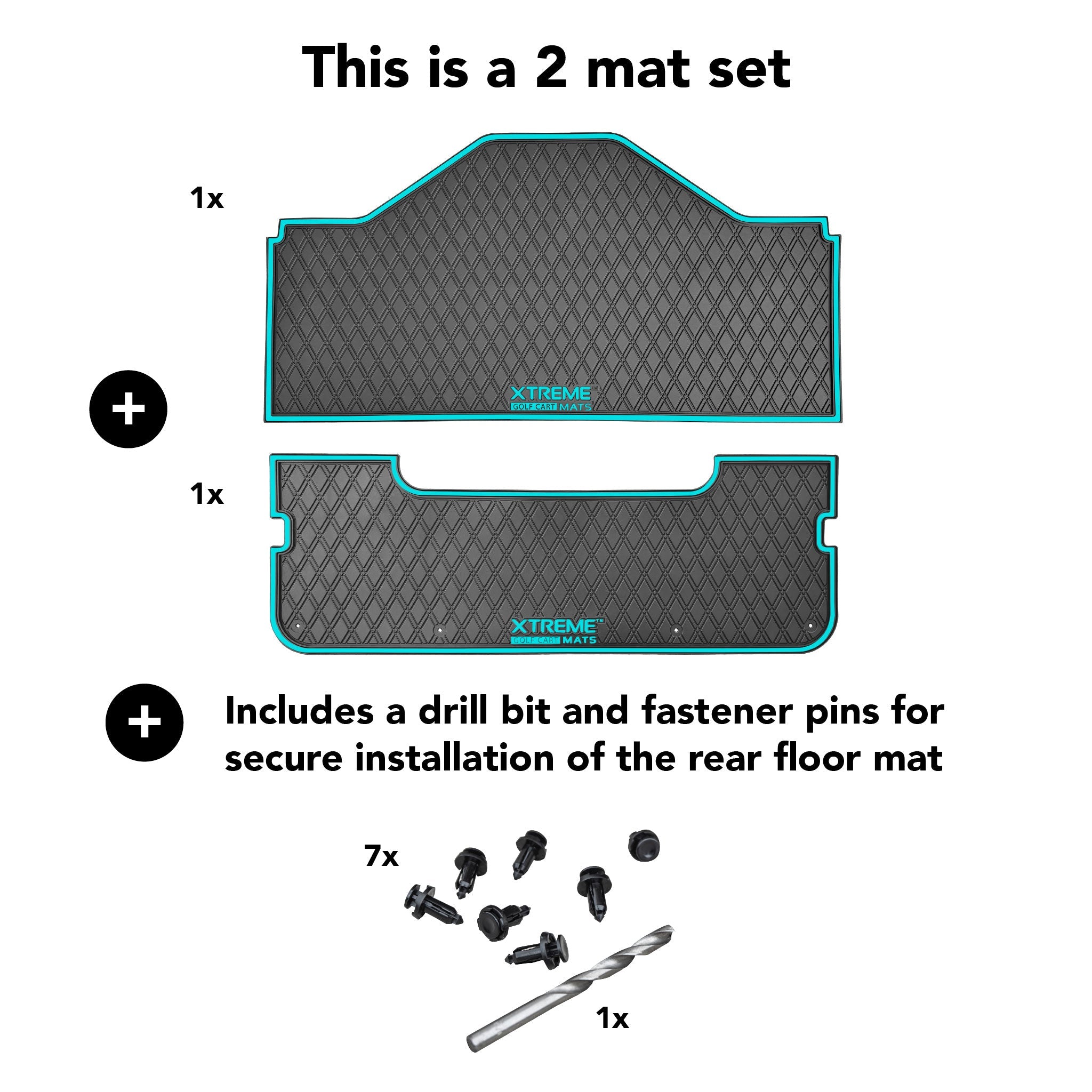 Evolution D5 Floor Mat Set Options Fits ALL Models 2023 -2025 Ranger / Maverick Trims, DMAX GT