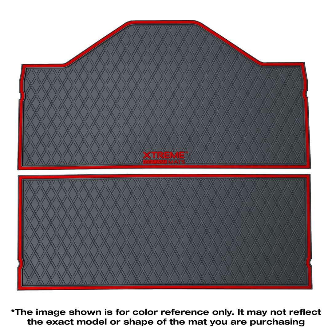 LIMITED EDITION Collegiate Colors* Epic E40FX Golf Cart Floor Mat Set - 1st & 2nd Row