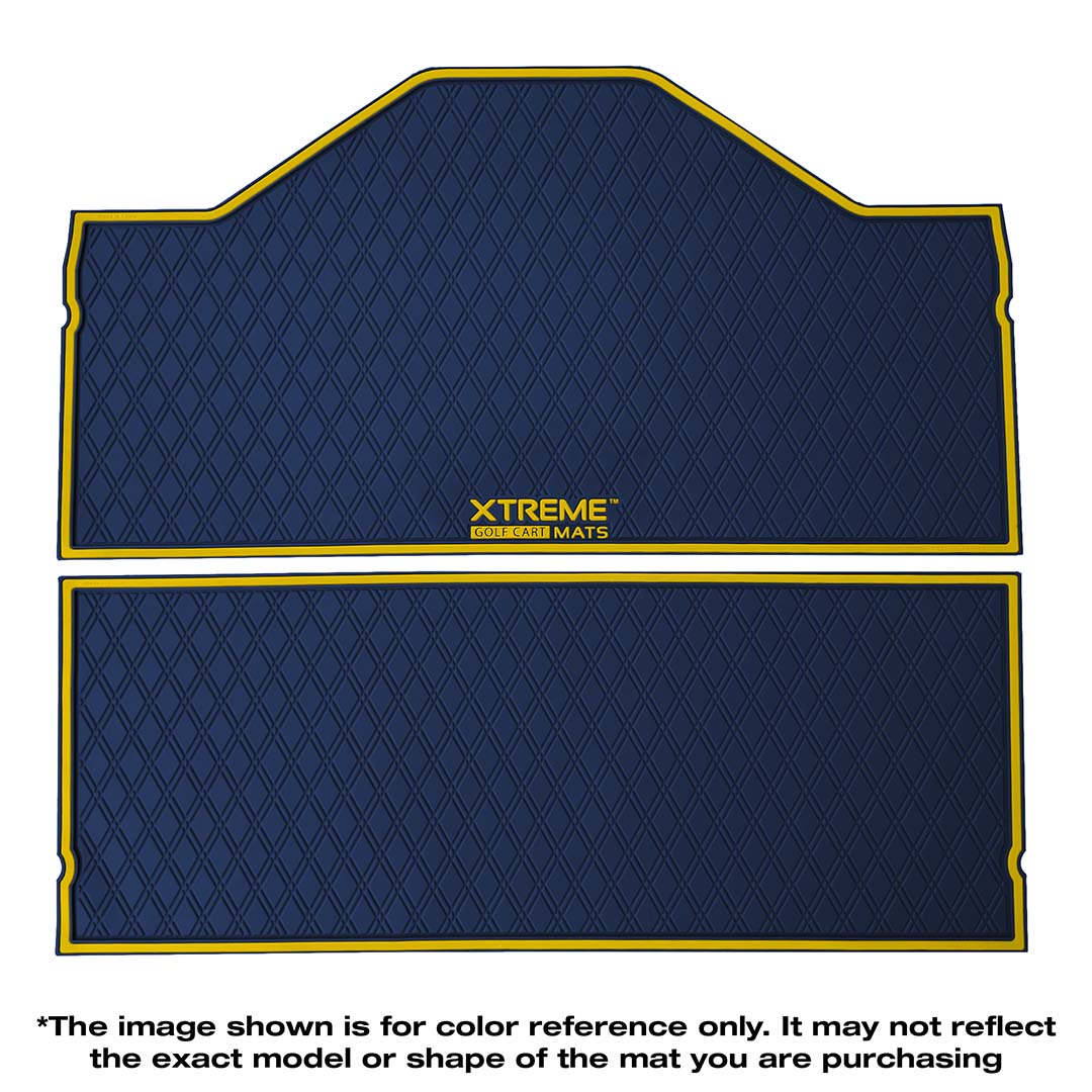 LIMITED EDITION Collegiate Colors* Epic E40FX Golf Cart Floor Mat Set - 1st & 2nd Row