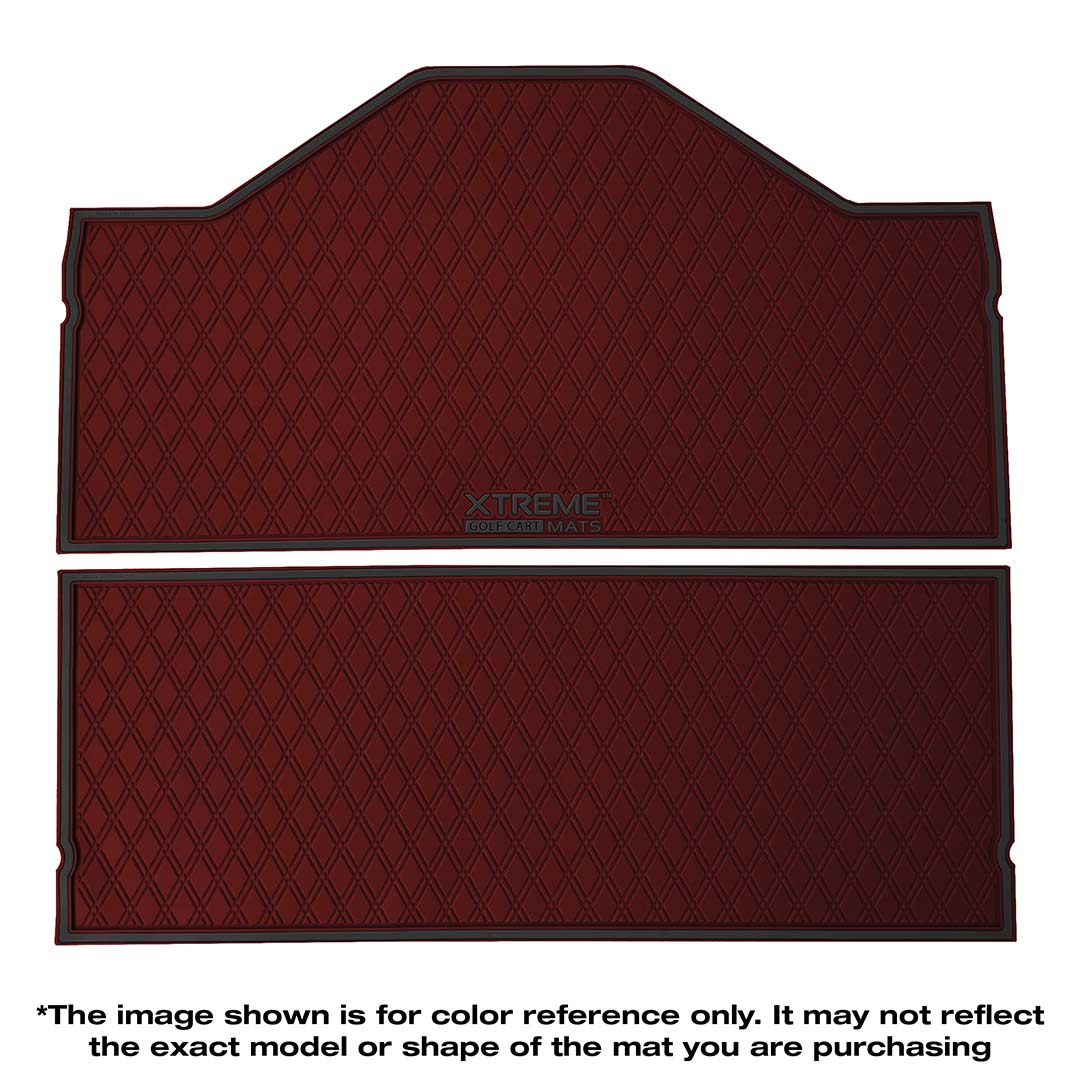 LIMITED EDITION Collegiate Colors* Epic E40FX Golf Cart Floor Mat Set - 1st & 2nd Row