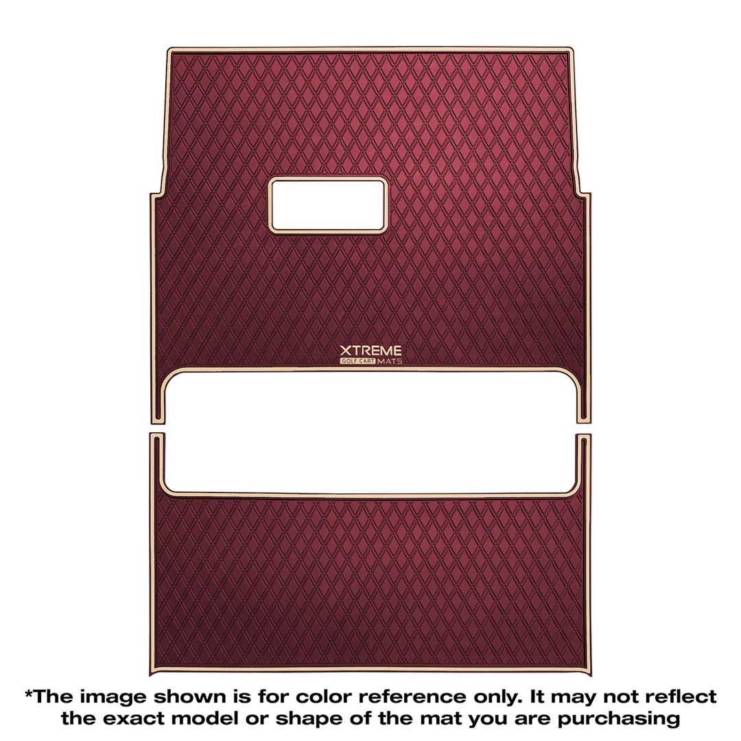 LIMITED EDITION Collegiate Colors* AdvancedEV Horizon Golf Cart Floor Mat Set - 1st & 2nd Row