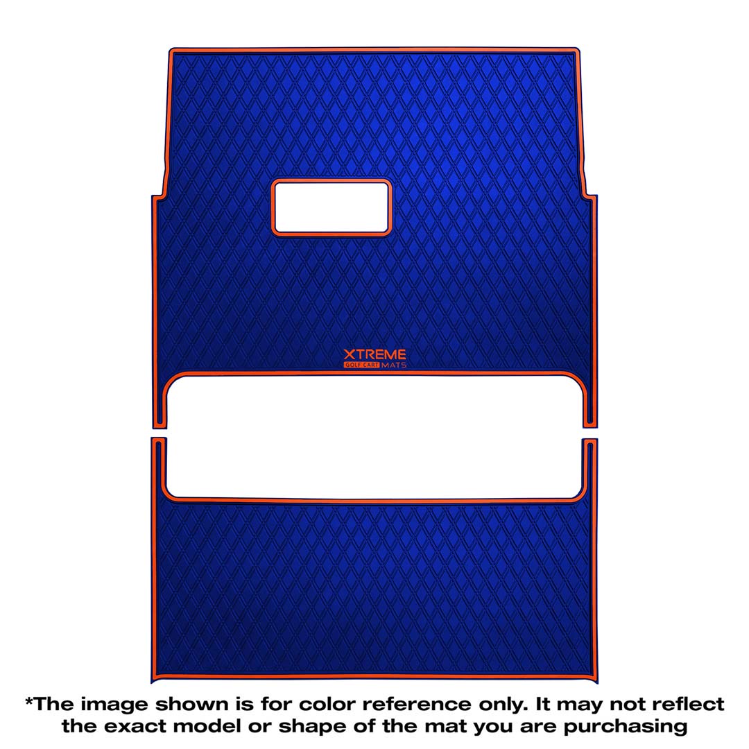 LIMITED EDITION Collegiate Colors* AdvancedEV Horizon Golf Cart Floor Mat Set - 1st & 2nd Row
