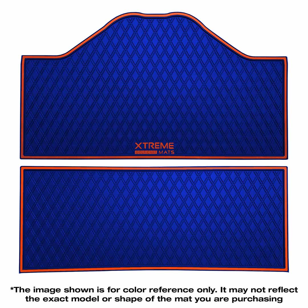 LIMITED EDITION Collegiate Colors* Epic E40FX Golf Cart Floor Mat Set - 1st & 2nd Row