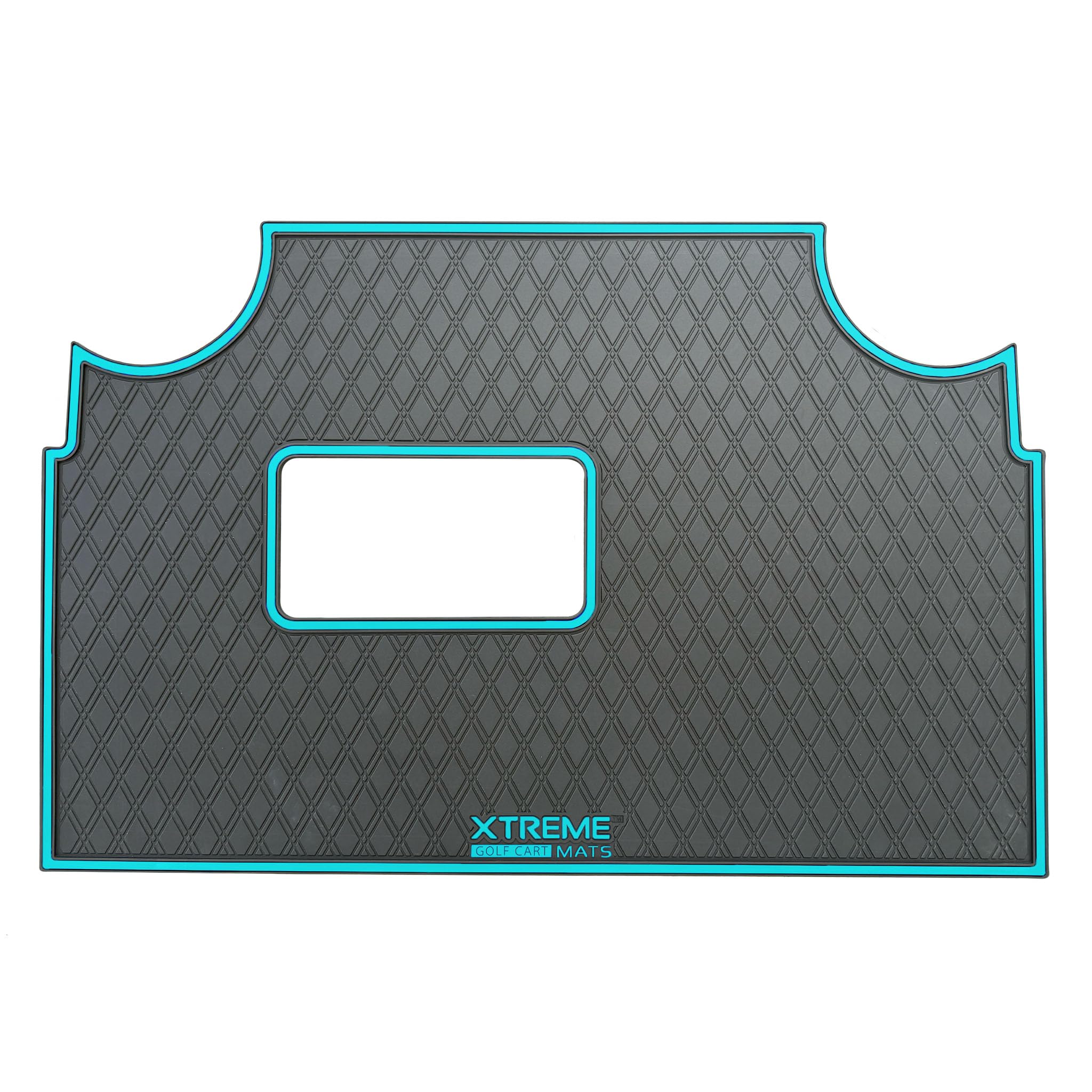 Xtreme Golf Cart Floor Mat Compatible with Evolution Forester - Grey Trim