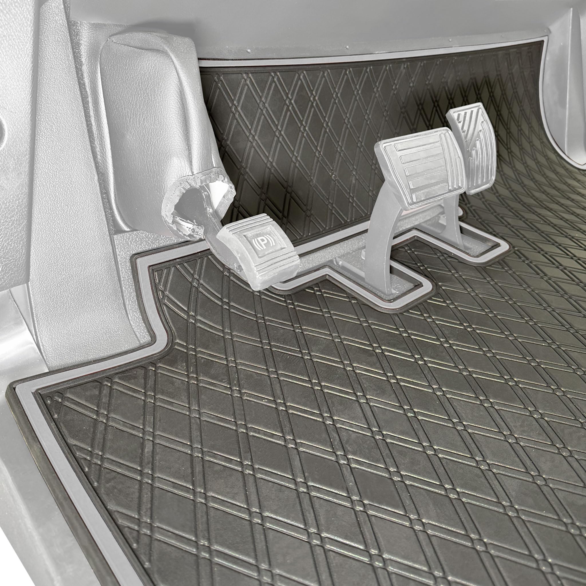 Bintelli Golf Cart Floor Mat | Fits Front Row of Bintelli Beyond 2, 4 & Nexus Models