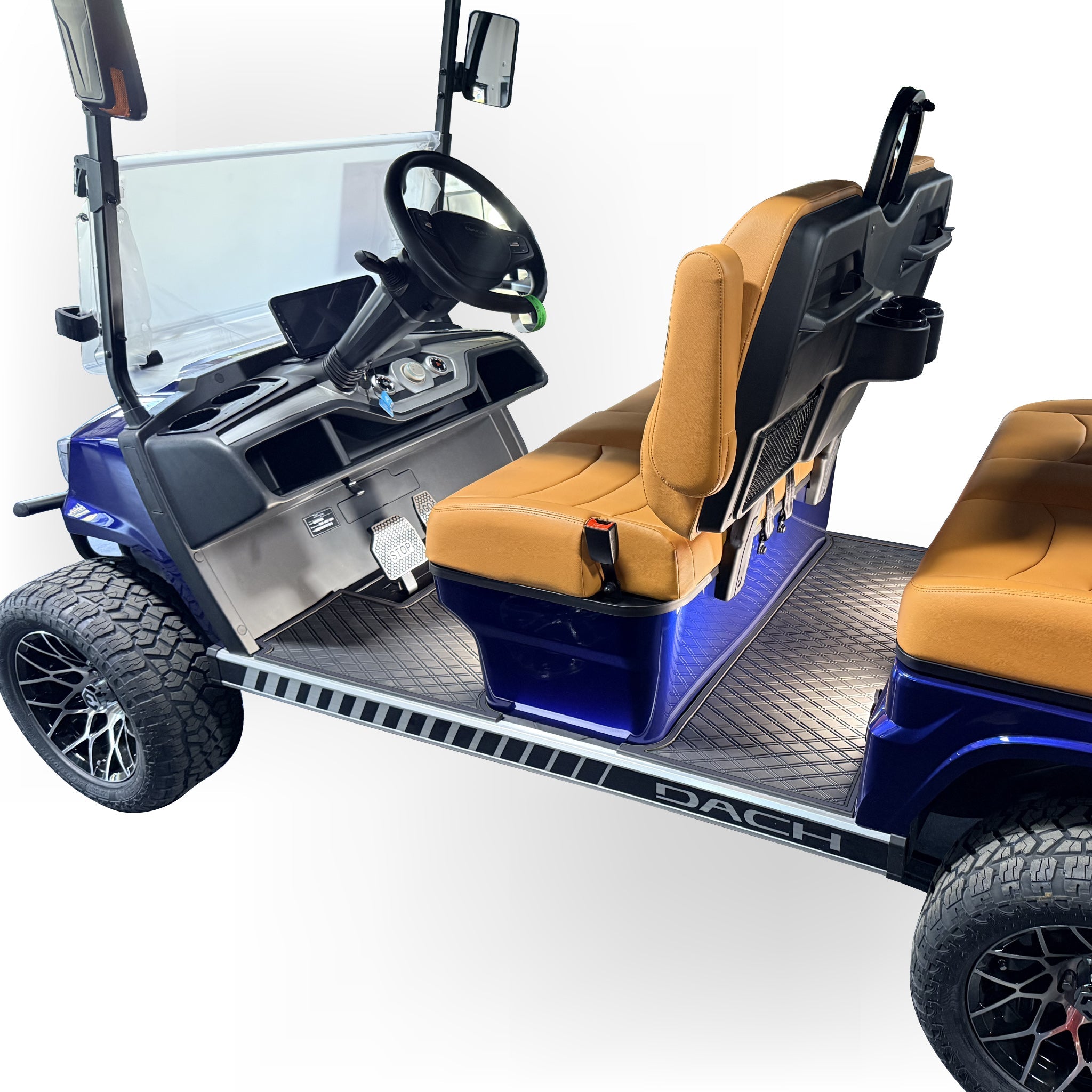 Dach Apollo Floor Mat Set | Fits 1st & 2nd Row of Dach Apollo 4 Passenger Forward Facing Golf Carts