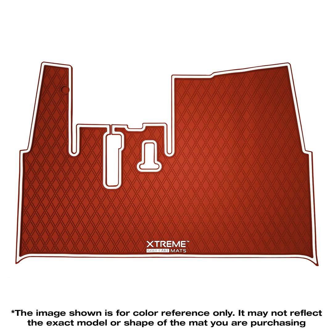 LIMITED EDITION Collegiate Colors* ICON / AdvancedEV EV1 Compatible Golf Cart Floor Mat