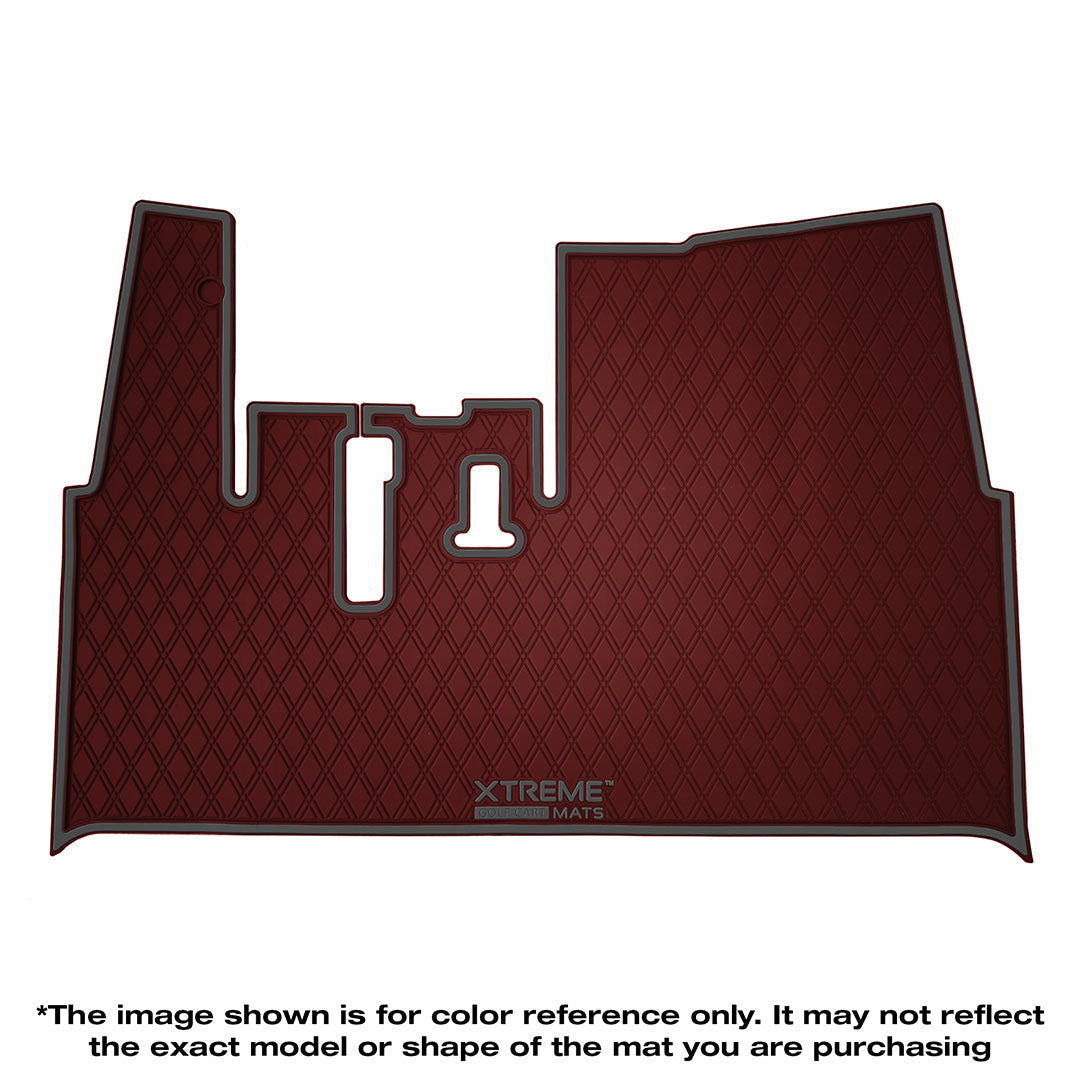 LIMITED EDITION Collegiate Colors* ICON / AdvancedEV EV1 Compatible Golf Cart Floor Mat