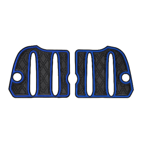 Xtreme Golf Cart Mats Rubber Bag Well Mat Compatible with Yamaha Drive2 Golf Cart Models | Fits 2017+ DR2 Models | Liner Protects Factory Bagwell for Golf Clubs and Bags - Red Trim