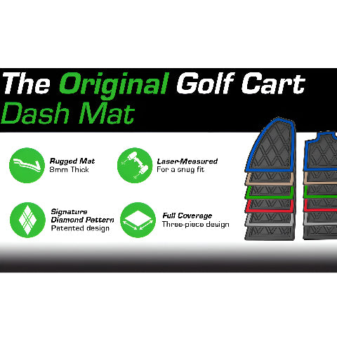 E-Z-GO RXV Dash Mat - Fits RXV Trims (2009 - 2023.5) - PRO Series