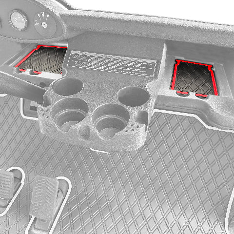 E-Z-GO RXV Dash Mat - Fits RXV Trims (2009 - 2023.5) - PRO Series
