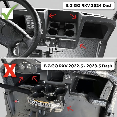 E-Z-GO RXV Dash Mat - Fits RXV Trims (2024+) - PRO Series