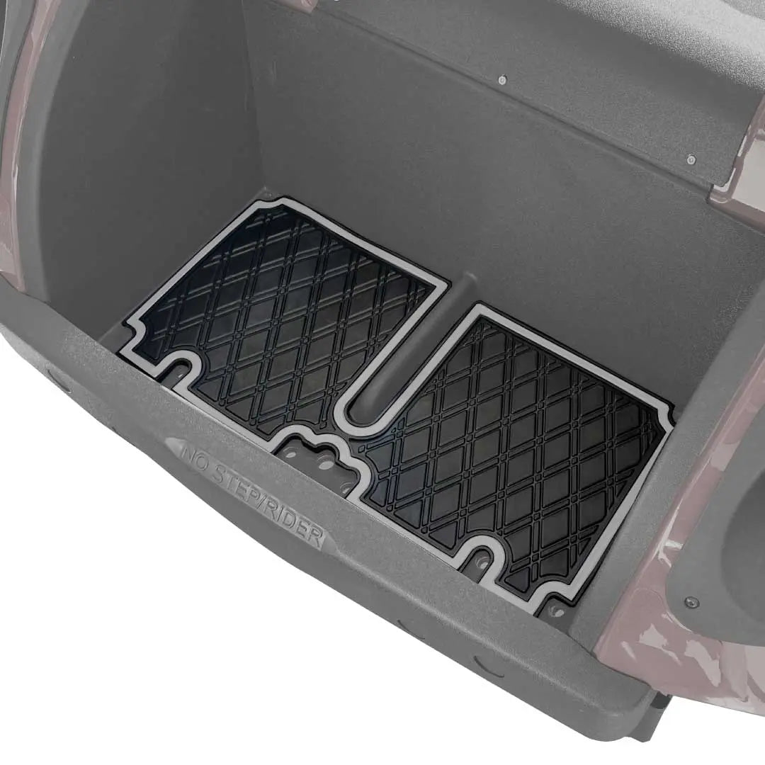 Grey Trim- E-Z-GO TXT Bag Well Mat - Fits E-Z-GO TXT (2013 - 2022), Liberty (2021+), Cushman*, S4* - PRO Series #trim-color_grey-trim