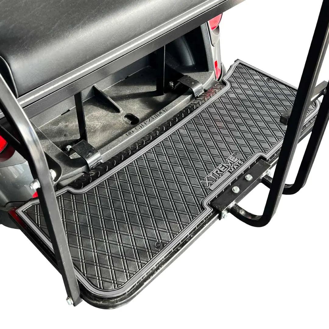 Grey Trim E-Z-GO RXV & TXT - Rear Facing Foot Rest Mat - Fits Select E-Z-GO RXV and TXT Rear Seat Kits - PRO Series #trim-color_grey-trim