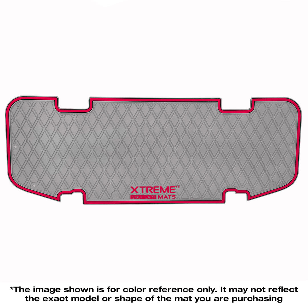*LIMITED EDITION Collegiate Colors* E-Z-GO RXV & TXT -  Rear Facing Foot Rest Mat - Fits Select E-Z-GO RXV and TXT Rear Seat Kits - PRO Series Xtreme Mats Golf