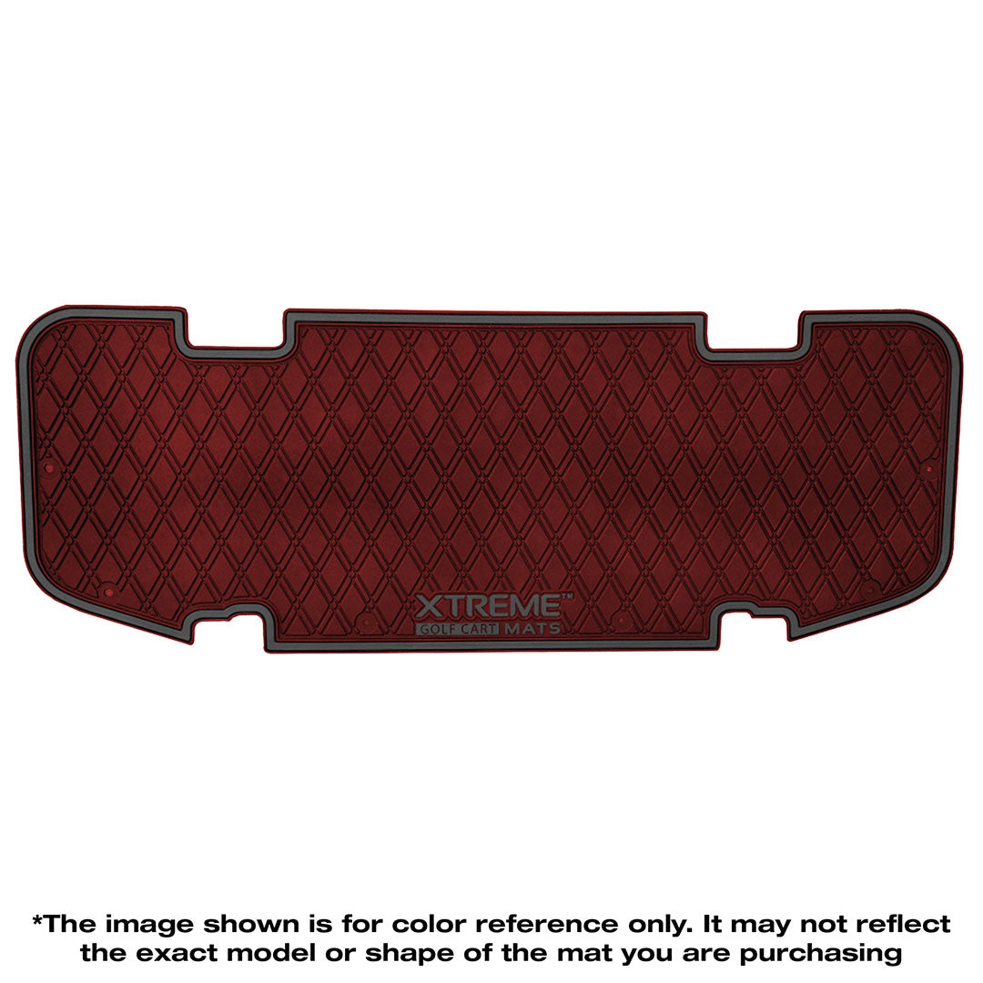 *LIMITED EDITION Collegiate Colors* E-Z-GO RXV & TXT -  Rear Facing Foot Rest Mat - Fits Select E-Z-GO RXV and TXT Rear Seat Kits - PRO Series Xtreme Mats Golf