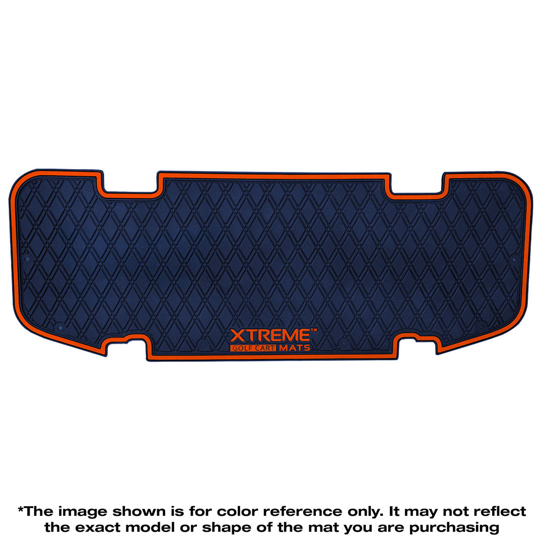 *LIMITED EDITION Collegiate Colors* E-Z-GO RXV & TXT -  Rear Facing Foot Rest Mat - Fits Select E-Z-GO RXV and TXT Rear Seat Kits - PRO Series Xtreme Mats Golf