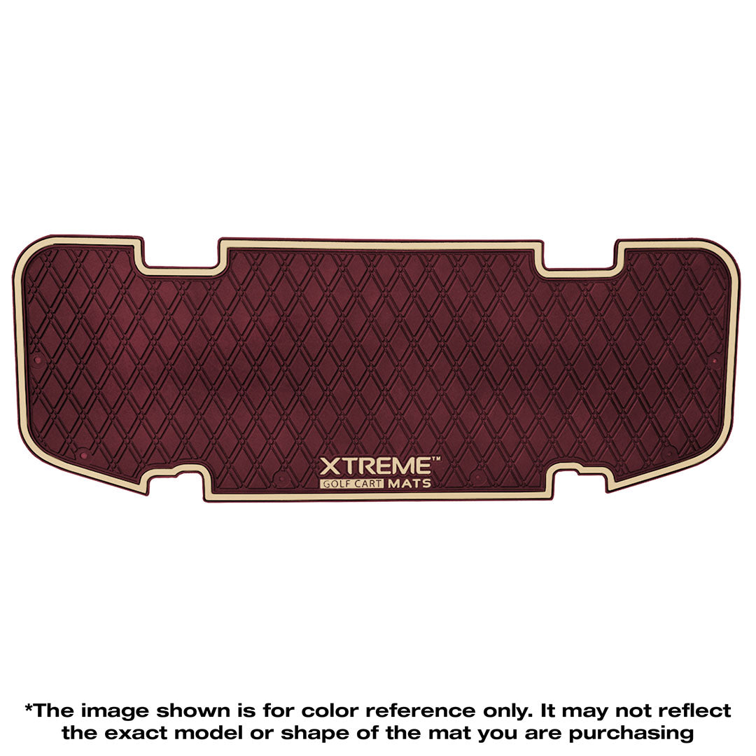 *LIMITED EDITION Collegiate Colors* E-Z-GO RXV & TXT -  Rear Facing Foot Rest Mat - Fits Select E-Z-GO RXV and TXT Rear Seat Kits - PRO Series Xtreme Mats Golf