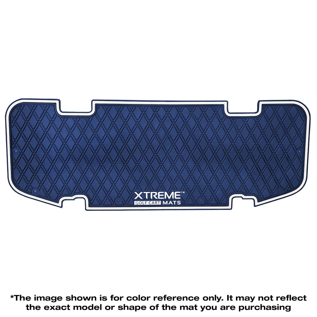 *LIMITED EDITION Collegiate Colors* E-Z-GO RXV & TXT -  Rear Facing Foot Rest Mat - Fits Select E-Z-GO RXV and TXT Rear Seat Kits - PRO Series Xtreme Mats Golf