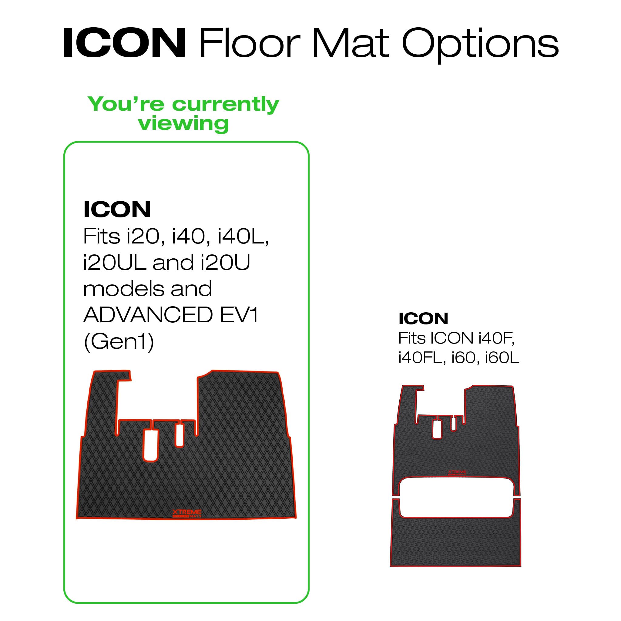Advanced EV1 / Advanced HD Golf Cart Floor Mat