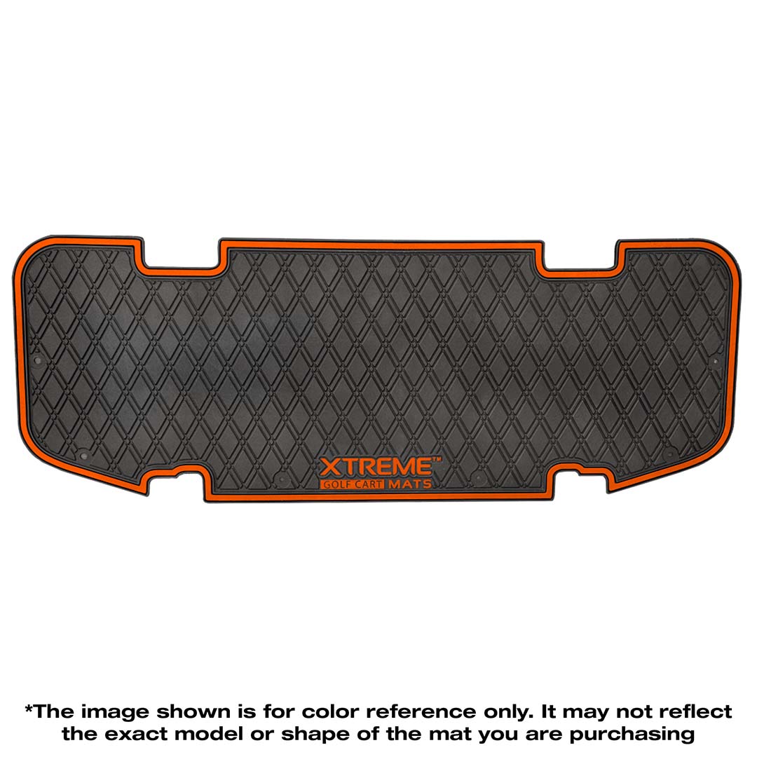 *LIMITED EDITION Collegiate Colors* E-Z-GO RXV & TXT -  Rear Facing Foot Rest Mat - Fits Select E-Z-GO RXV and TXT Rear Seat Kits - PRO Series Xtreme Mats Golf