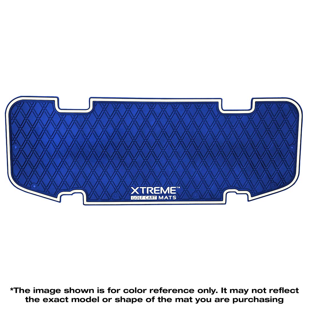 *LIMITED EDITION Collegiate Colors* E-Z-GO RXV & TXT -  Rear Facing Foot Rest Mat - Fits Select E-Z-GO RXV and TXT Rear Seat Kits - PRO Series Xtreme Mats Golf