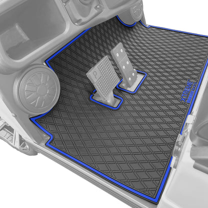 Xtreme Golf Cart Mat Compatible with Evolution Classic, Turfman - Red Trim