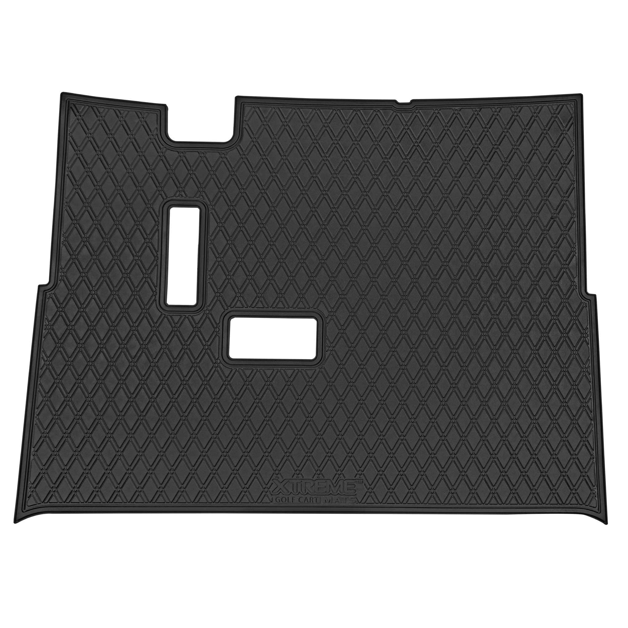 Golf Cart Floor Mat Compatible 2021+ EZGO S2/S4 & Cushman Hauler -Red Trim
