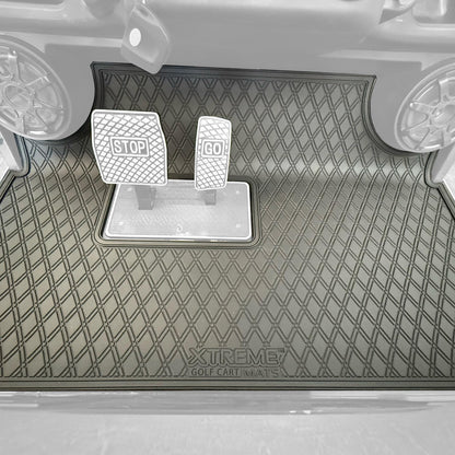 Xtreme Golf Cart Floor Mat Compatible with Evolution Forester - Grey Trim