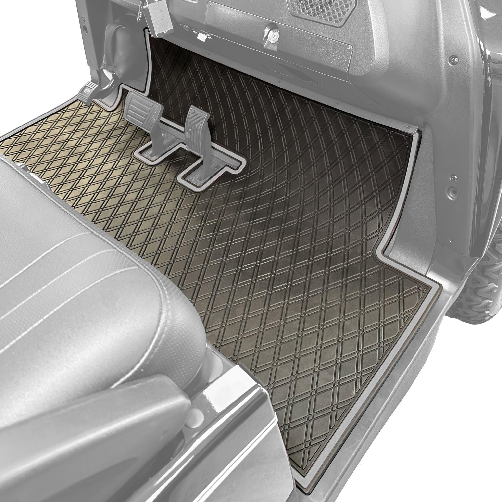 Bintelli Golf Cart Floor Mat | Fits Front Row of Bintelli Beyond 2, 4 & Nexus Models