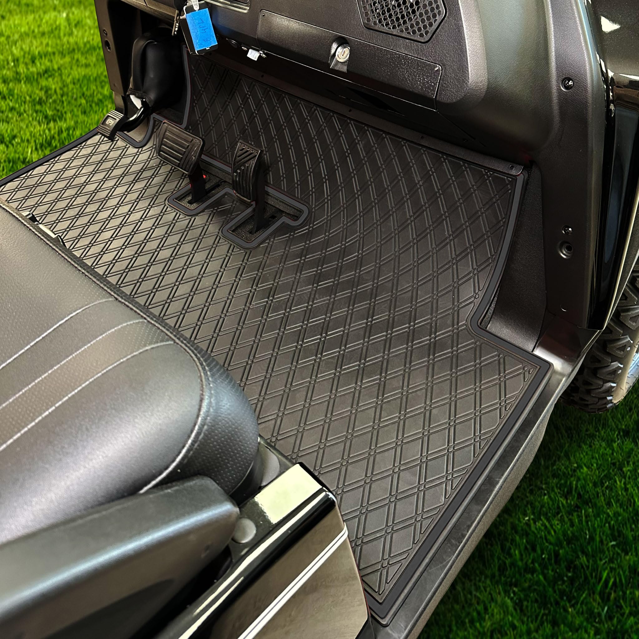 Bintelli Golf Cart Floor Mat | Fits Front Row of Bintelli Beyond 2, 4 & Nexus Models