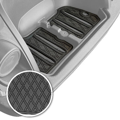 Xtreme Golf Cart Mats Rubber Bag Well Mat Compatible with Yamaha Drive2 Golf Cart Models | Fits 2017+ DR2 Models | Liner Protects Factory Bagwell for Golf Clubs and Bags - Red Trim