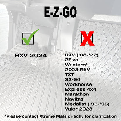 E-Z-GO RXV Dash Mat - Fits RXV Trims (2024+) - PRO Series