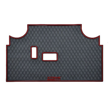 Xtreme Golf Cart Mat Compatible with Evolution Classic, Turfman - Red Trim