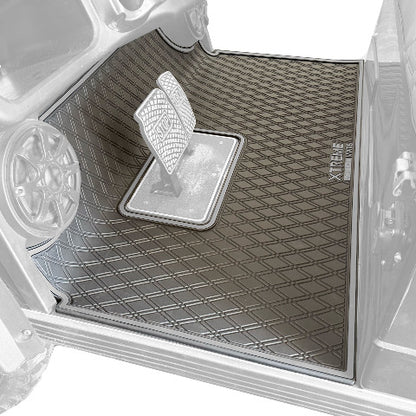 Xtreme Golf Cart Floor Mat Compatible with Evolution Forester - Grey Trim