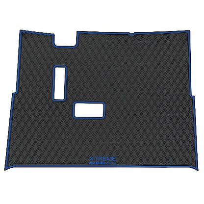 Golf Cart Floor Mat Compatible 2021+ EZGO S2/S4 & Cushman Hauler -Red Trim