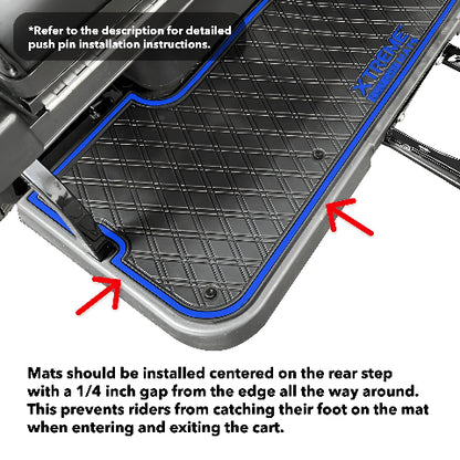 Rear Facing Foot Rest Mat - Fits GTW MACH1, MACH2, MACH3 / MadJax Genesis 150 / MODZ Flip4 Rear Seat Kits - PRO Series