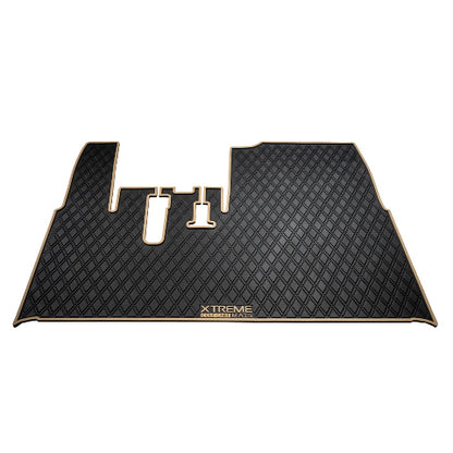 Xtreme Golf Cart Floor Mat Compatible with Yamaha G29/Drive YDR - Red Trim